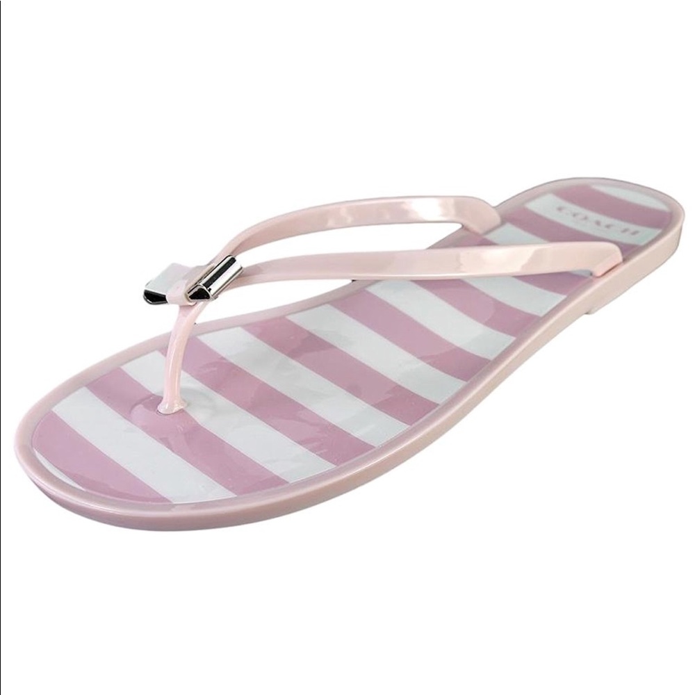 Coach Landon jelly thong sandals